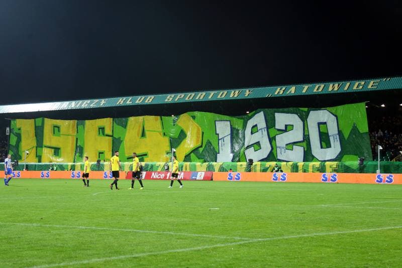 Football. Nice I Liga. GKS Katowice - Ruch Chorzow. 22.10.2017