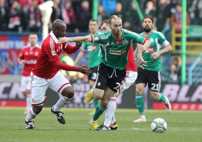Football. T-mobile Ekstraklasa. Wisla Krakow - Legia Warsaw. 13.04.2013