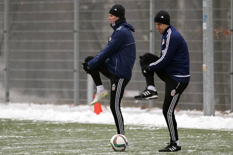 Football. Piast Gliwice. Training. 07.01.2016