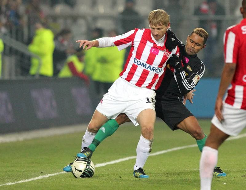 Football. T-Mobile Ekstraklasa. Cracovia Krakow - Lechia Gdansk. 18.02.2012