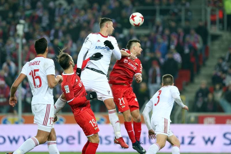 Football. Lotto Ekstraklasa. Gornik Zabrze - Lechia Gdansk. 08.12.2017