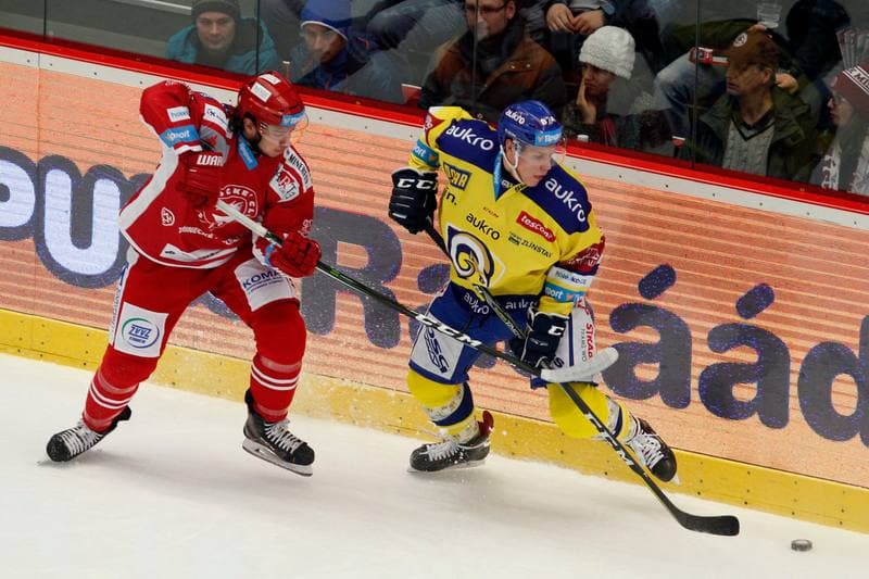 Ice Hockey. Tipsport Extraliga. Ocelari Trinec - Aukro Berani Zlin. 30.12.2017