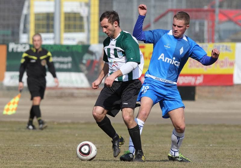 Football. II liga. ROW Rybnik - Baltyk Gdynia. 18.03.2012