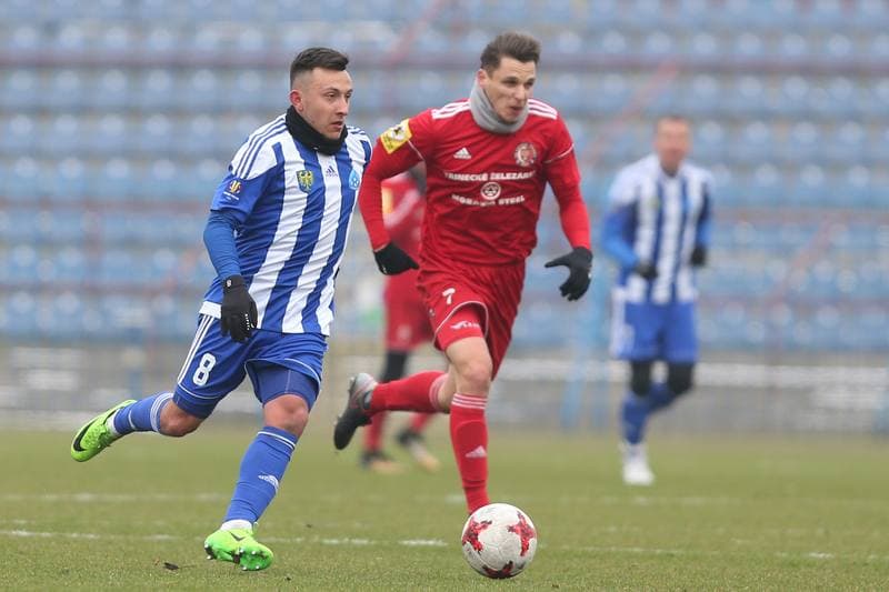 Football. Sparing. Ruch Chorzow - Fotbal Trinec. 23.02.2018