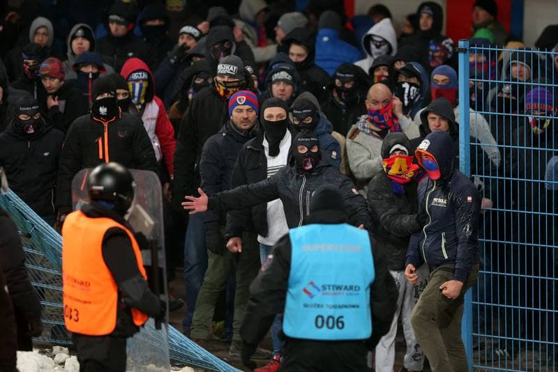 Football. Lotto Ekstraklasa. Piast Gliwice - Gornik Zabrze. 03.03.2018