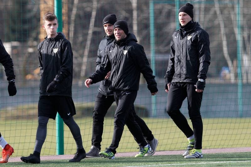 Football. Sparing. Ruch Chorzow - Rozwoj Katowice. 31.01.2018