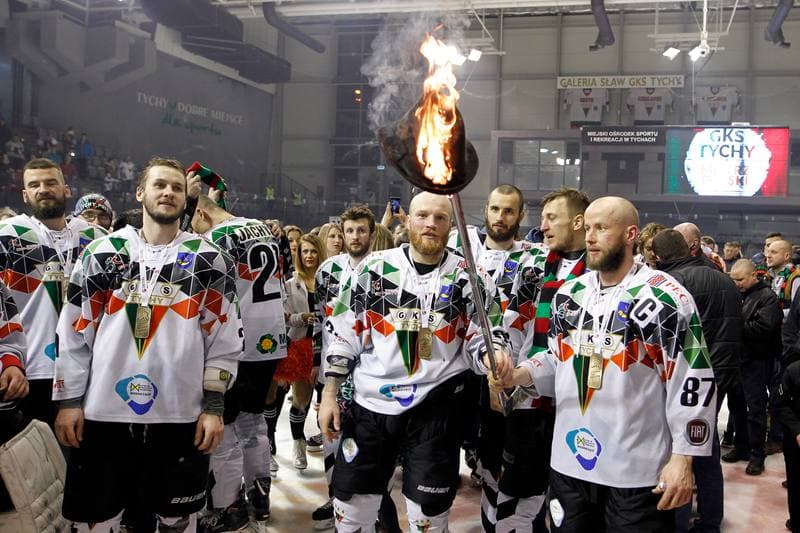 Ice Hockey. Polska Hokej Liga. GKS Tychy - Tauron KH GKS Katowice. 29.03.2018