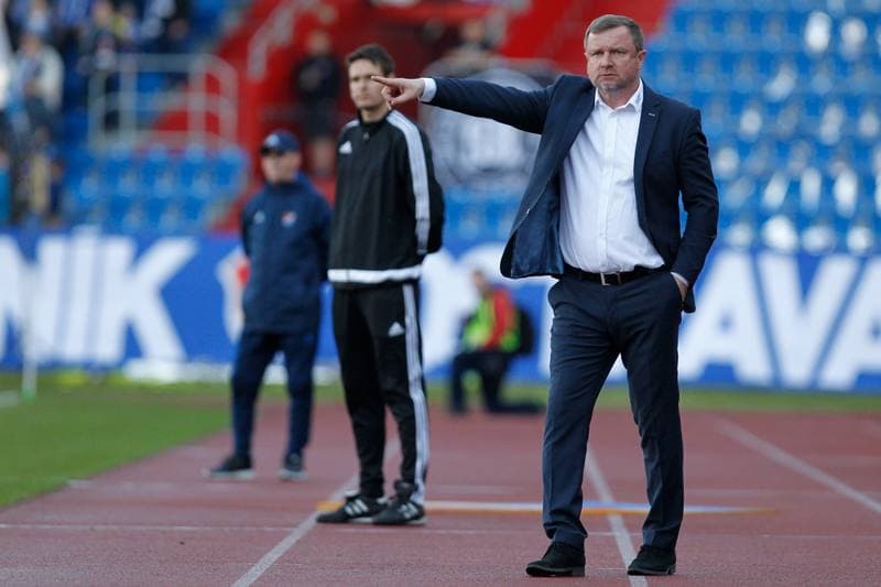 Football. HET Liga. Banik Ostrava - Viktoria Plzen. 04.04.2018