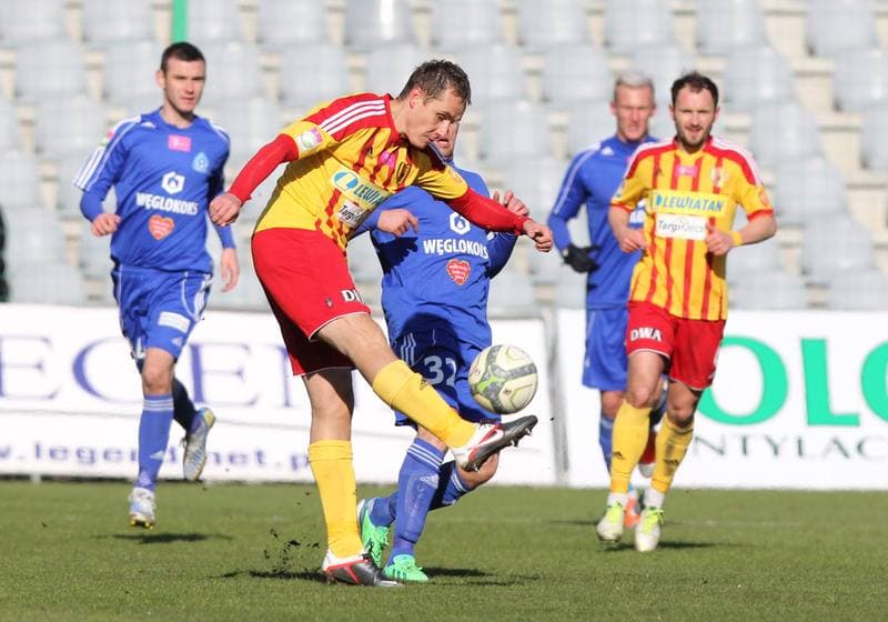 Football. T-mobile Ekstraklasa. Korona Kielce - Ruch Chorzow. 16.03.2013
