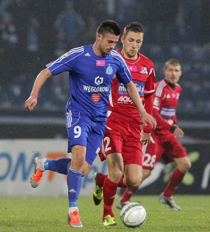 Football. T-Mobile Ekstraklasa. Ruch Chorzow - Podbeskidzie Bielsko-Biala. 18.03.2012