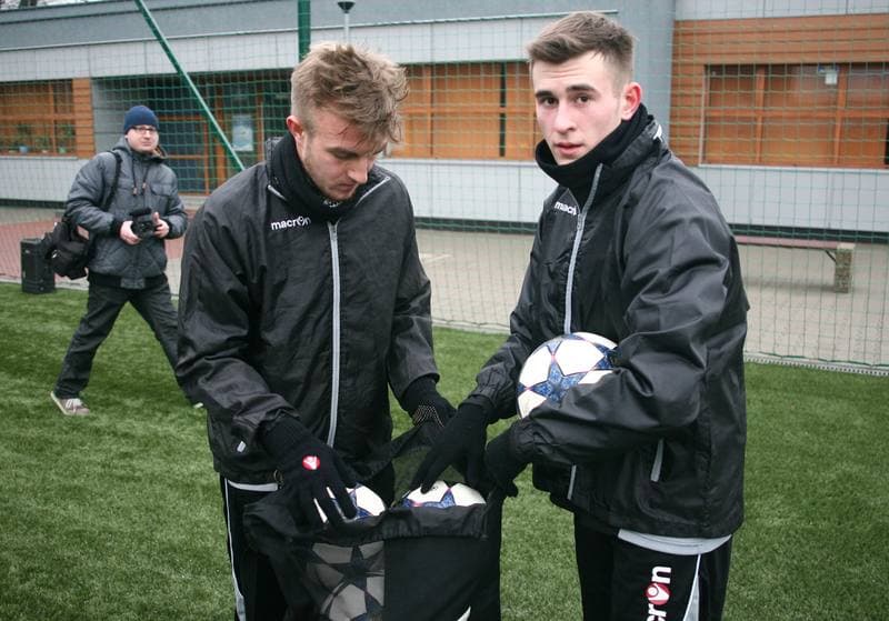 Football. GKS Katowice. Training. 19.01.2015