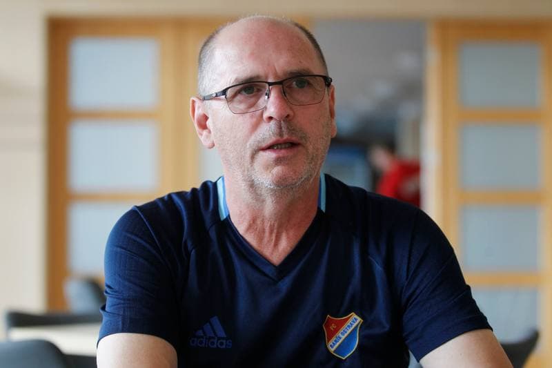 Football. Banik Ostrava. Press Conference. 16.05.2018