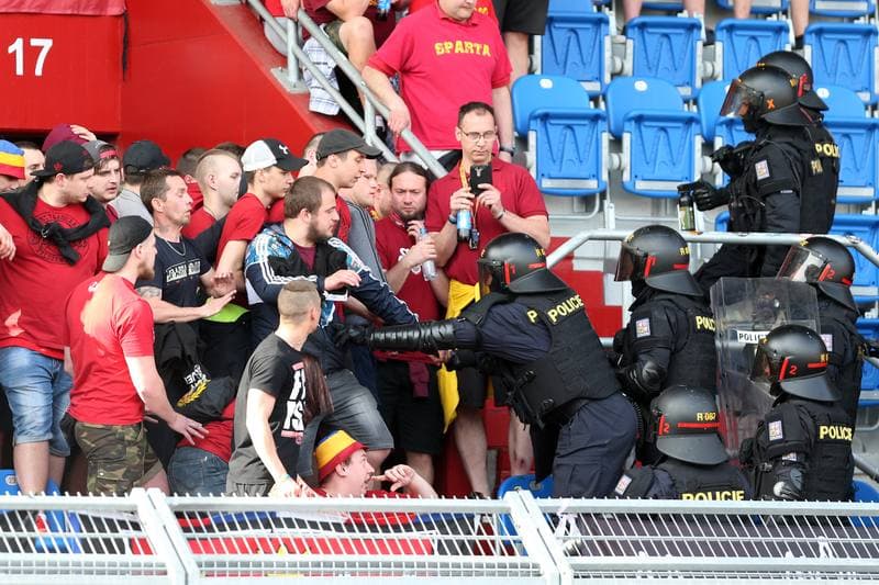 Football. HET Liga. Banik Ostrava - AC Sparta Prague. 28.04.2018