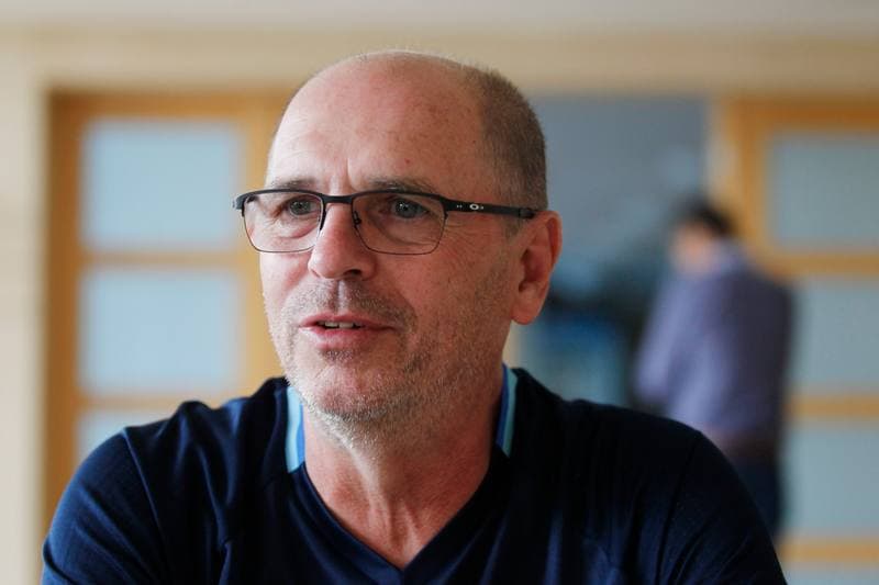 Football. Banik Ostrava. Press Conference. 16.05.2018