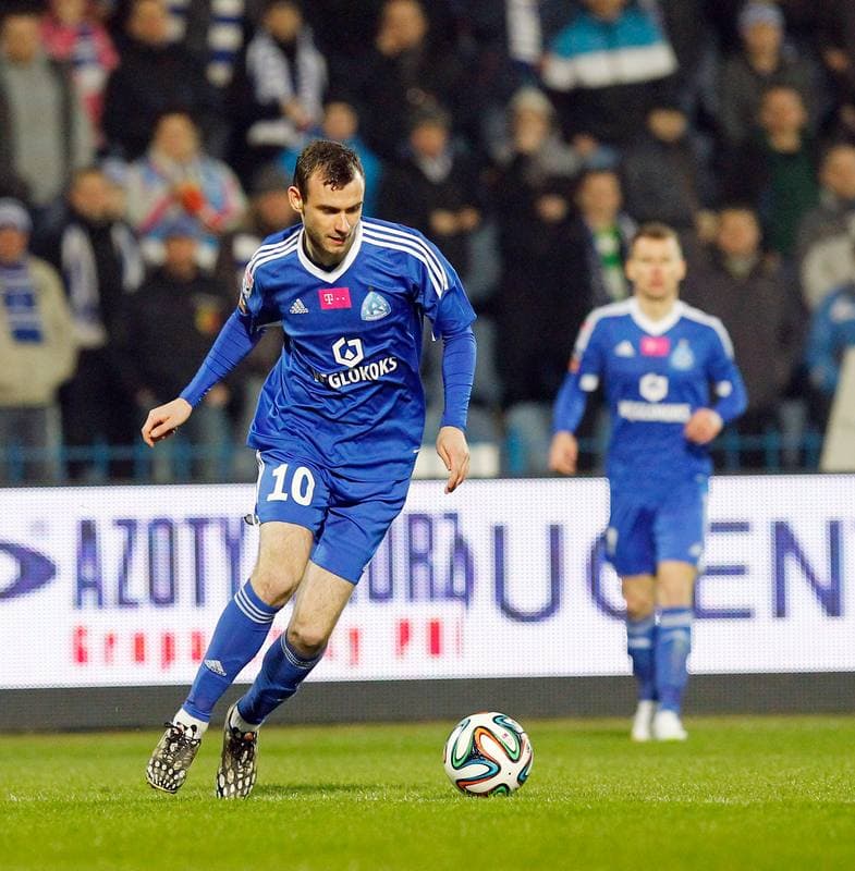 Football. T-Mobile Ekstraklasa. Ruch Chorzow - Lechia Gdansk. 27.02.2015