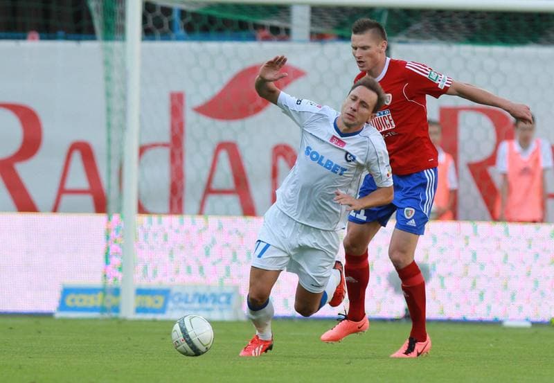 Football. T-mobile Ekstraklasa. Piast Gliwice - Zawisza Bydgoszcz. 12.08.2013