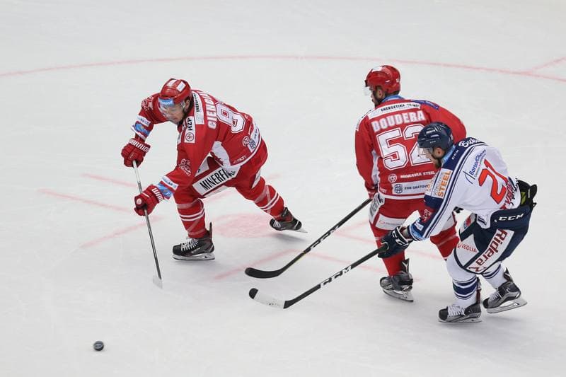 Ice Hockey. Tipsport Extraliga. Ocelari Trinec - HC Vitkovice Ridera. 24.10.2017