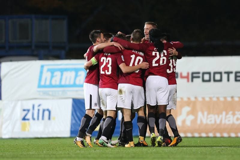 Football. Het Liga. Fastav Zlin - Sparta Prague. 05.11.2017