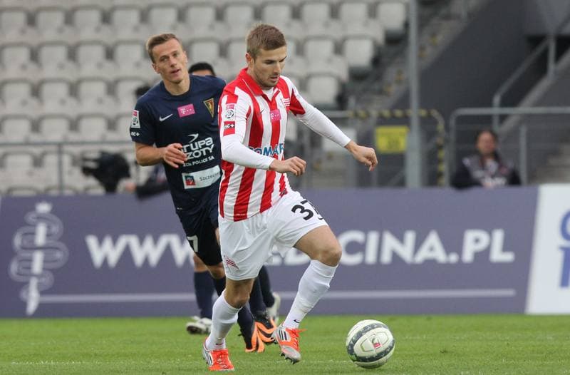 Football. T-Mobile Ekstraklasa. Cracovia Krakow - Pogon Szczecin. 28.09.2013