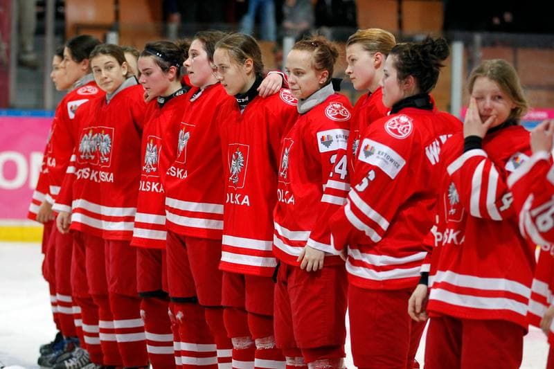 Ice Hockey. Women's U18 World Championship Division 1B. Poland - Denmark. 09.01.2018
