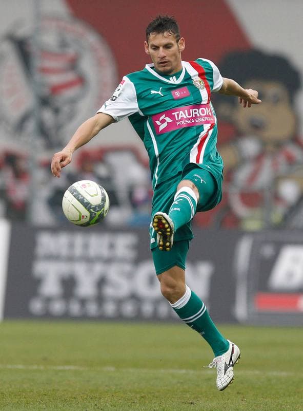 Football. T-Mobile Ekstraklasa. Cracovia Krakow - Slask Wroclaw. 02.03.2014