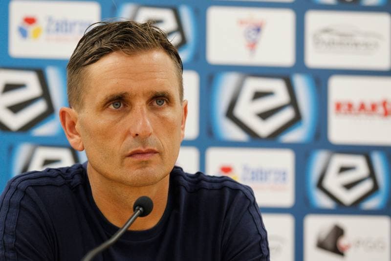Football. Gornik Zabrze. Press Conference. 25.07.2018