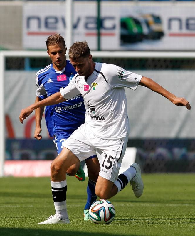 Football. T-Mobile Ekstraklasa. Ruch Chorzow - Gornik Leczna. 27.07.2014