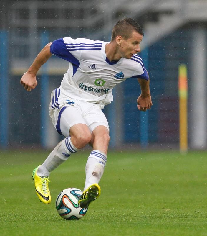 Football. UEFA Europa League. Ruch Chorzow - Esbjerg FB. 31.07.2014