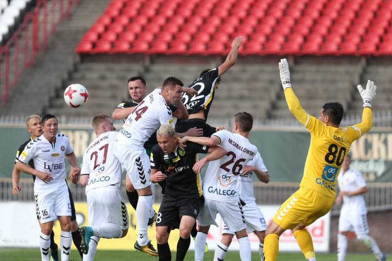 Football. Fortuna I Liga. GKS 1962 Jastrzebie - Garbarnia Krakow. 15.09.2018
