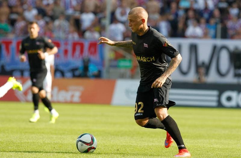 Football. T-Mobile Ekstraklasa. Gornik Zabrze - Cracovia Krakow. 21.07.2014