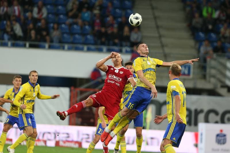 Football. Lotto Ekstraklasa. Piast Gliwice - Arka Gdynia. 15.09.2018