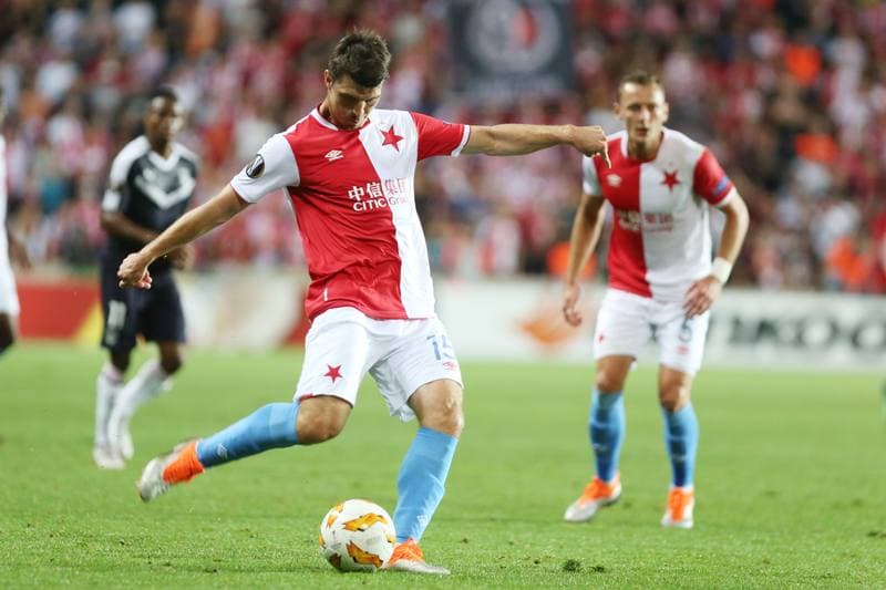 Football. UEFA Europa League. Slavia Prague - Girondins Bordeaux. 20.09.2018