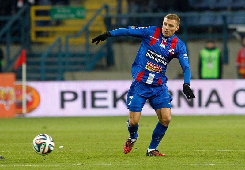 Football. T-Mobile Ekstraklasa. Wisla Krakow - Podbeskidzie Bielsko Biala. 24.10.2014