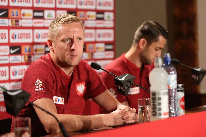 Football. Poland national team. Training. 09.10.2018