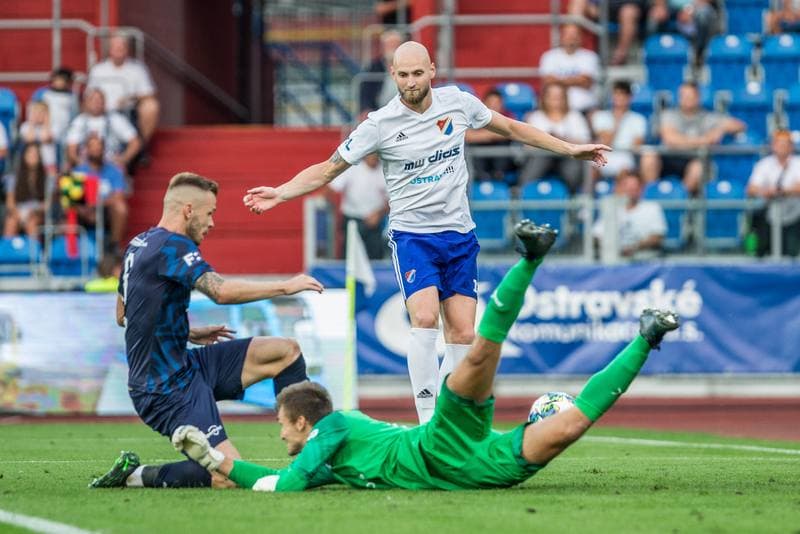 Football. Fortuna:Liga. Banik Ostrava - 1 FC Slovacko. 23.08.2019