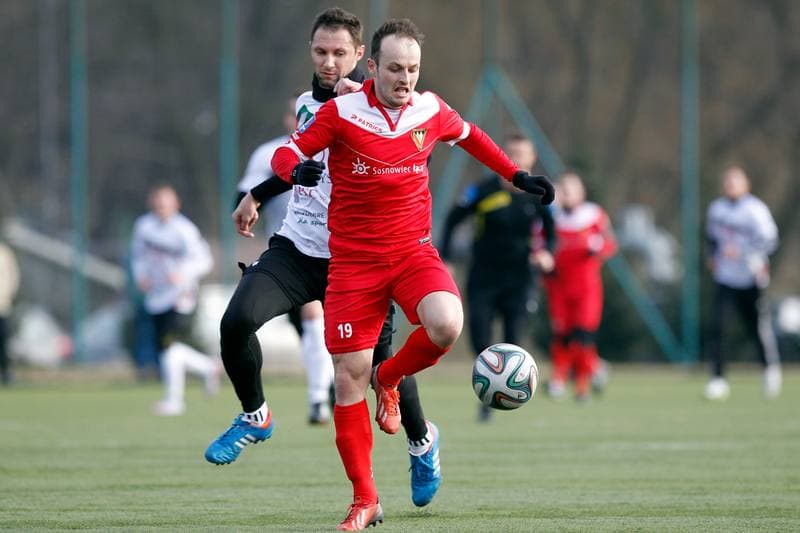 Football. Sparing. Zaglebie Sosnowiec - GKS Tychy. 27.01.2016