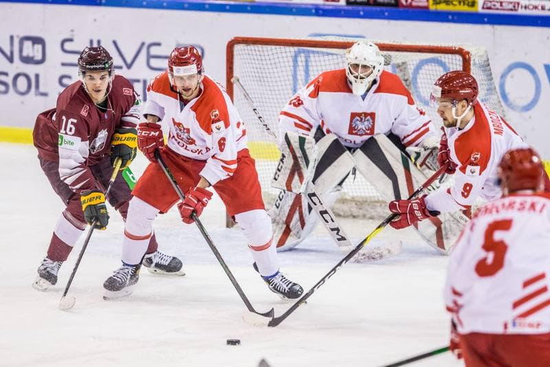 Ice Hockey. Three Seas Tournament. Poland - Latvia. 21.04.2021