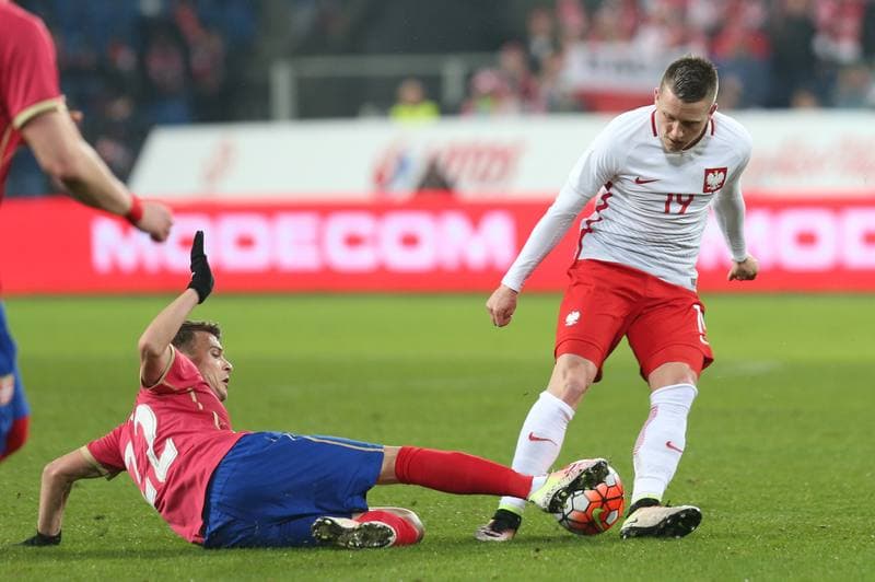 Football. International Friendly. Poland - Serbia. 23.03.2016