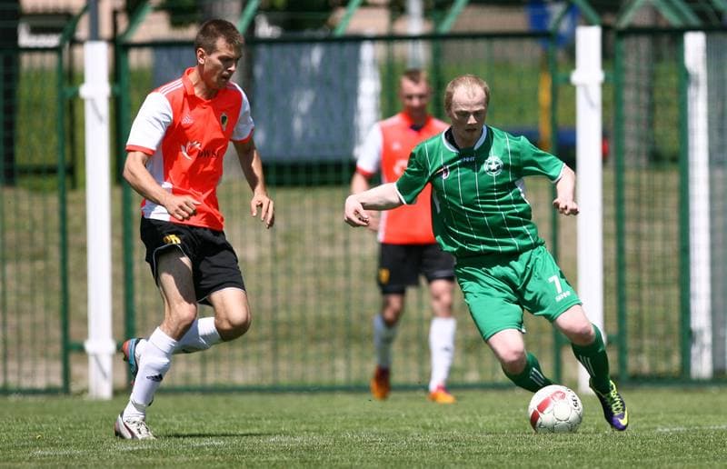 Football. III Liga Opolsko Slaska. Grunwald Ruda Slaska - Pniowek Pawlowice Slaskie. 16.05.2015