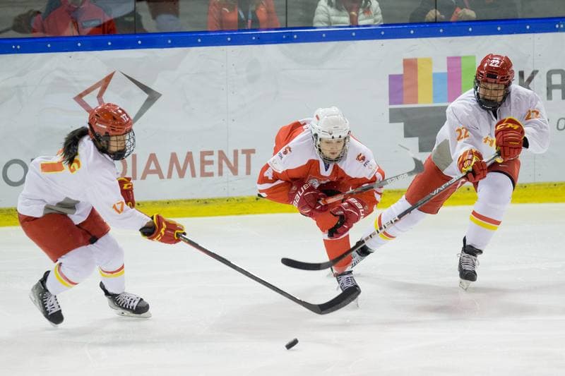 Ice Hockey. Women's World Championship Division 1B. Poland - China. 14.04.2022