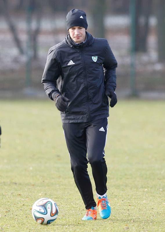 Football. GKS Katowice. Training. 19.01.2015