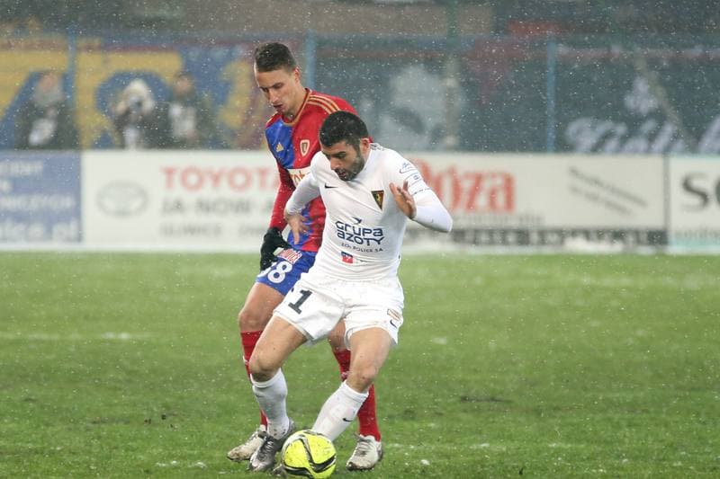 Football. Ekstraklasa. Piast Gliwice - Pogon Szczecin. 19.02.2016