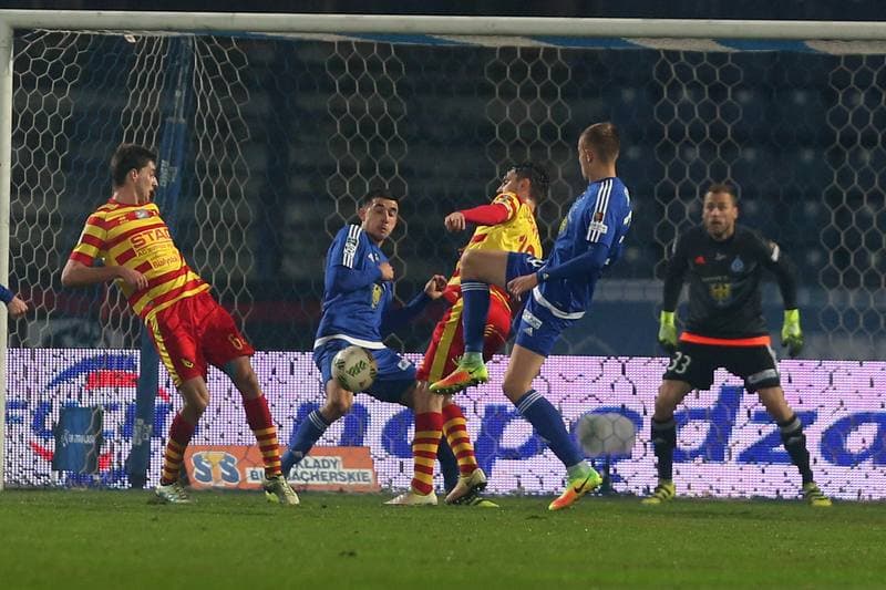 Football. Lotto Ekstraklasa. Ruch Chorzow - Jagiellonia Bialystok. 26.11.2016