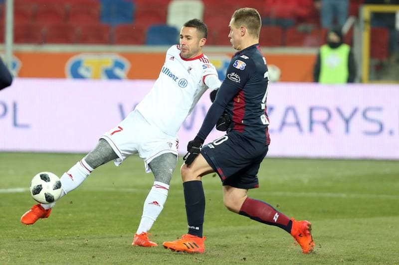 Football. Lotto Ekstraklasa. Gornik Zabrze - Pogon Szczecin. 28.02.2018