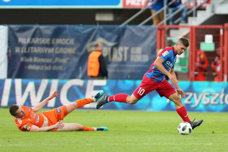 Football. Lotto Ekstraklasa. Piast Gliwice - Bruk-Bet Termalica Nieciecza. 19.05.2018