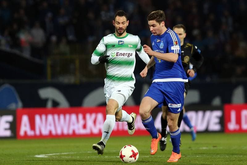Football. Lotto Ekstraklasa. Ruch Chorzow - Lechia Gdansk. 11.03.2017