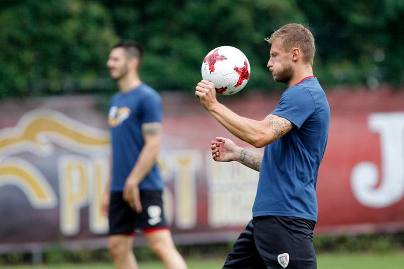 Football. Piast Gliwice. Training. 17.08.2017