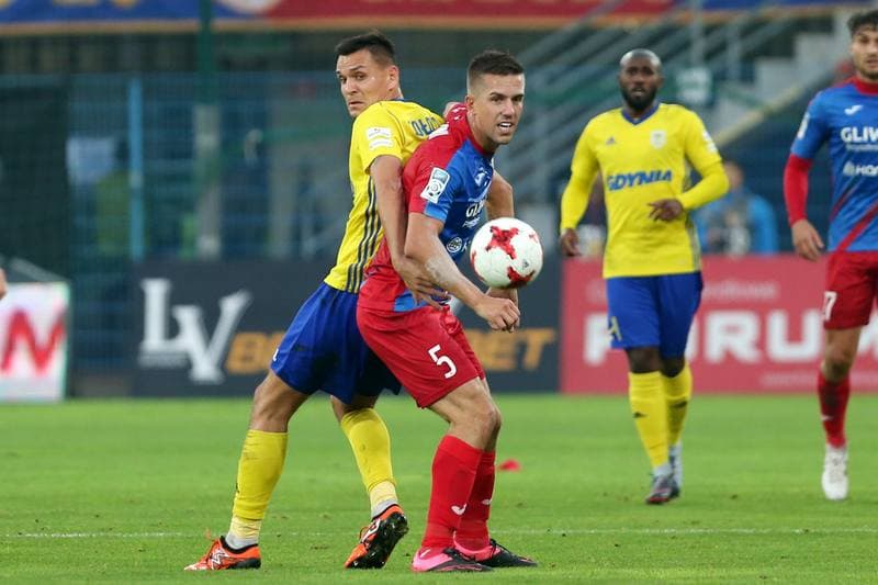 Football. Lotto Ekstraklasa. Piast Gliwice - Arka Gdynia. 22.09.2017