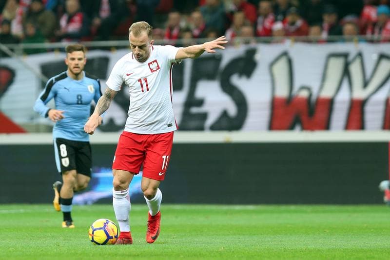 Football. International Friendly. Poland - Uruguay. 10.11.2017