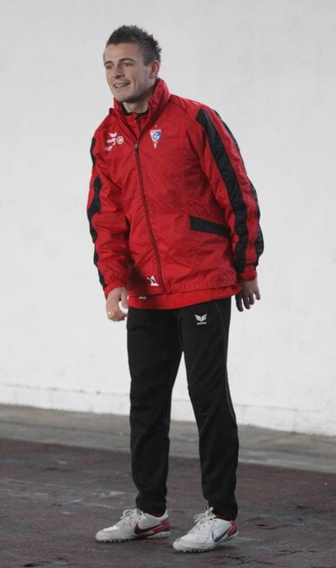 Football. Gornik Zabrze. Training. 11.01.2011